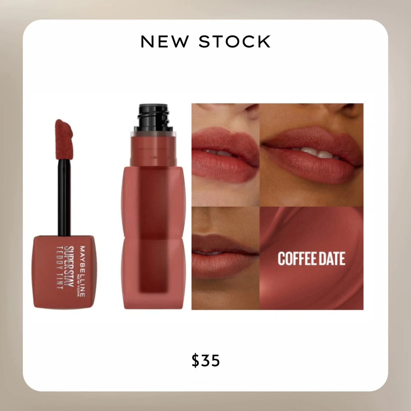 Maybelline Super Stay Teddy Tint Long Lasting Matte Lip Tint