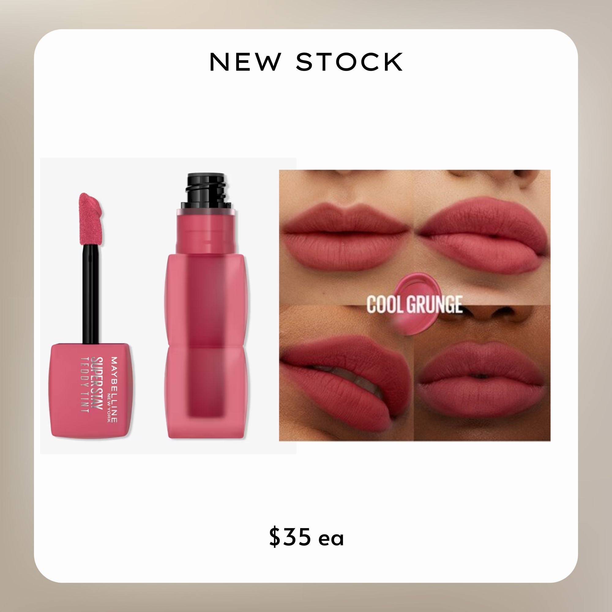 Maybelline Super Stay Teddy Tint Long Lasting Matte Lip Tint