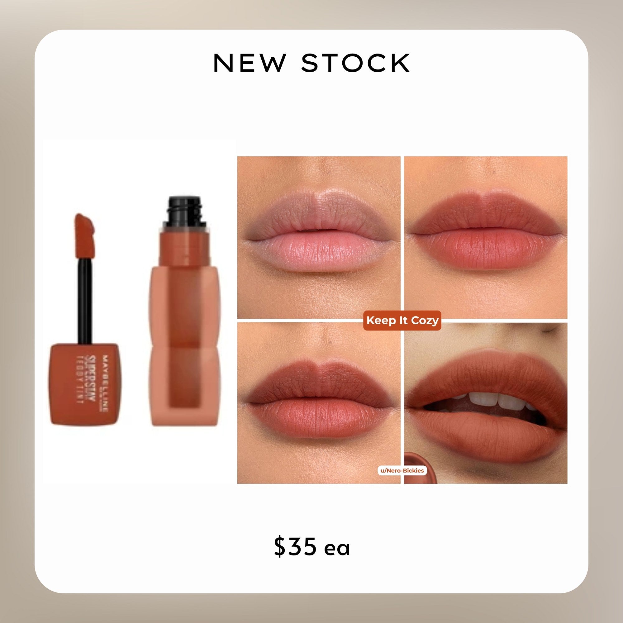 Maybelline Super Stay Teddy Tint Long Lasting Matte Lip Tint