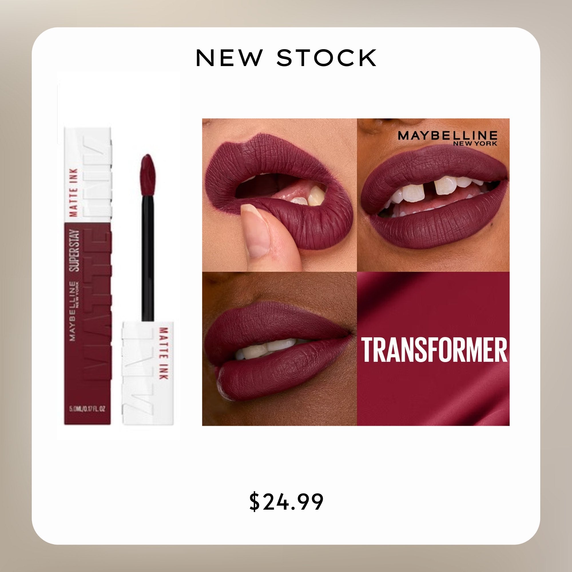 Maybelline Matte Ink Lipstick