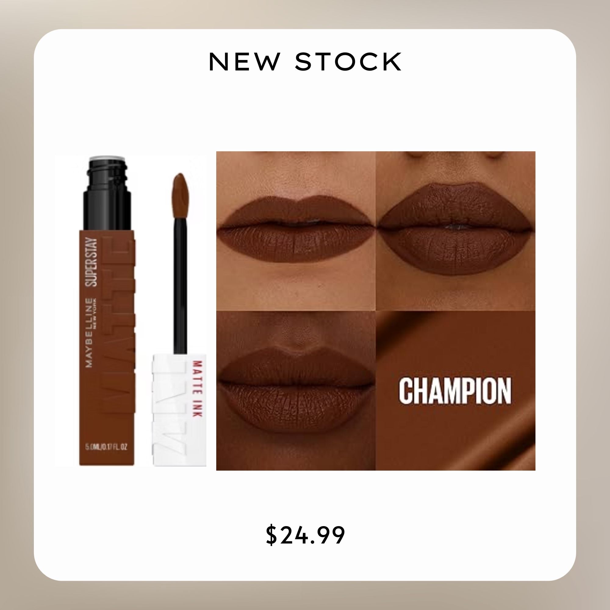 Maybelline Matte Ink Lipstick